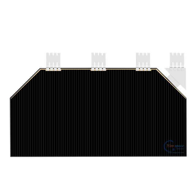 SC-3GA-4空间三连接GAAS太阳能电池组件EFF 32％.cic